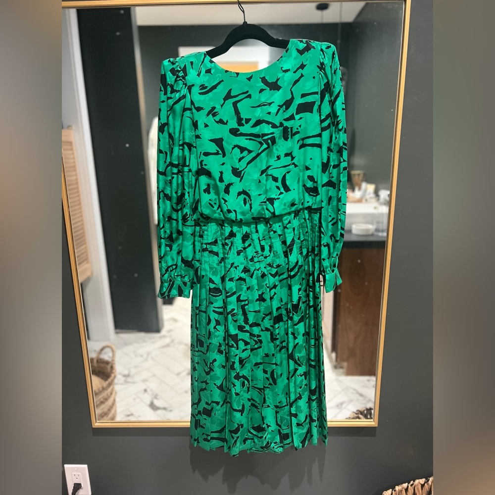 100% silk dress